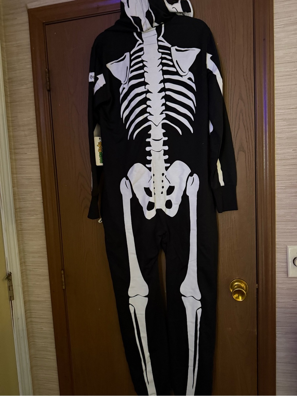 Tipsy Elves Black and White Skeleton Costume - Picture 8 of 11
